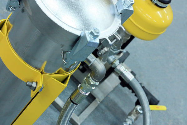 steel closed recovery filter housing