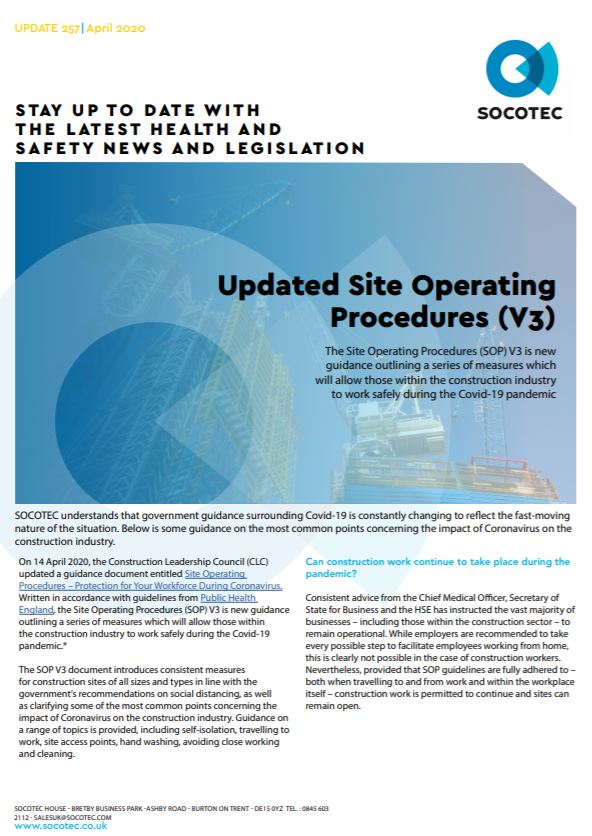 Updated Site Operating Procedures