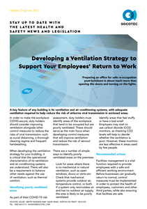 Developing a Ventilation Strategy to Support Your Employees’ Return to Work