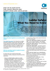 Ladder Safety:  What You Need to Know
