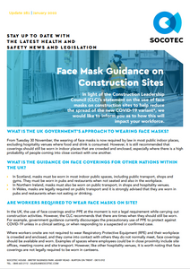 Face Mask Guidance on Construction Sites